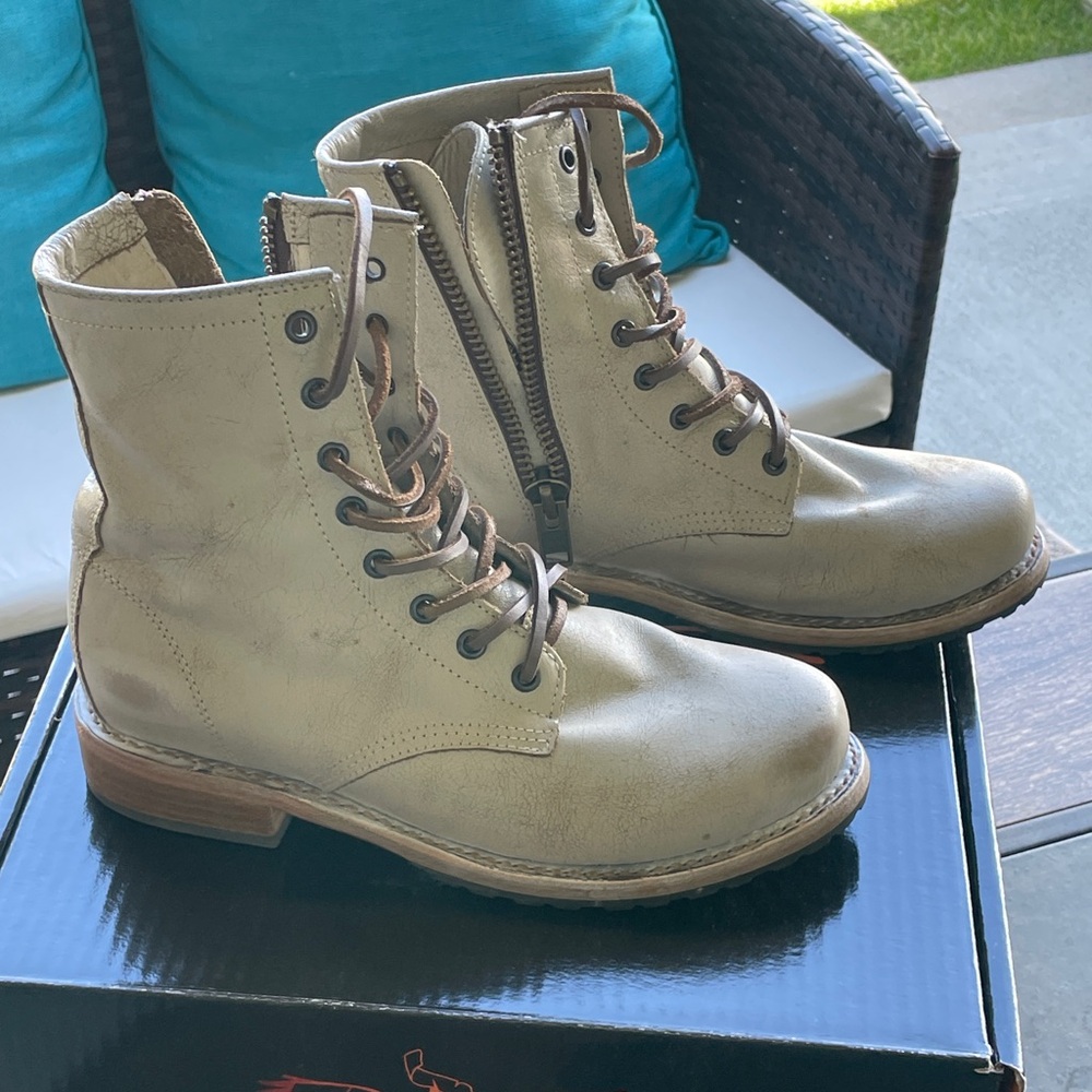 Freebird Manchester combat style boots.